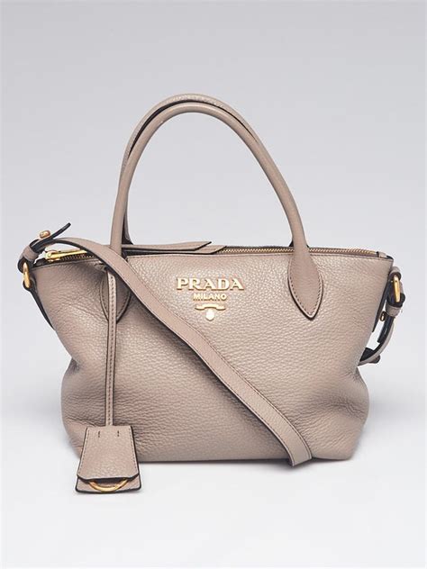 prada argilla vitello daino|Prada vitello daino leather tote.